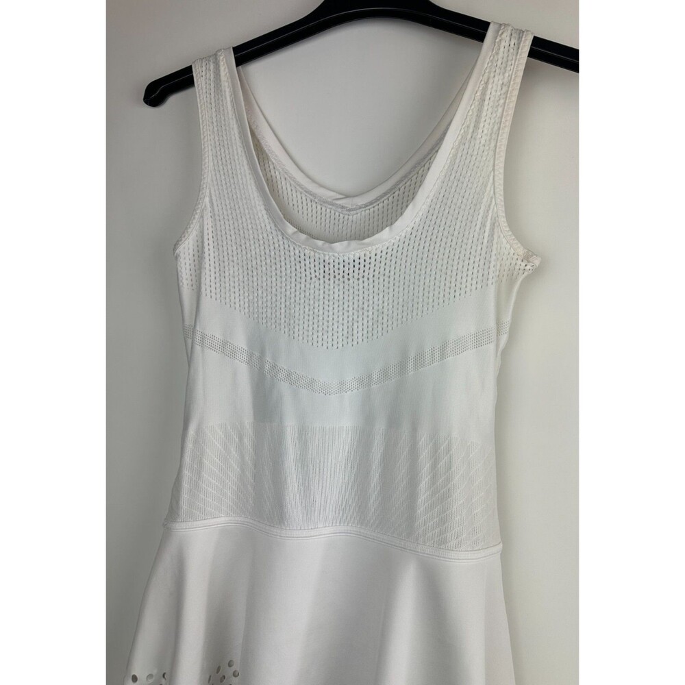 Adidas X Stella McCartney Barricade White Tennis Dress No Shorts Size Small - Picture 11 of 16